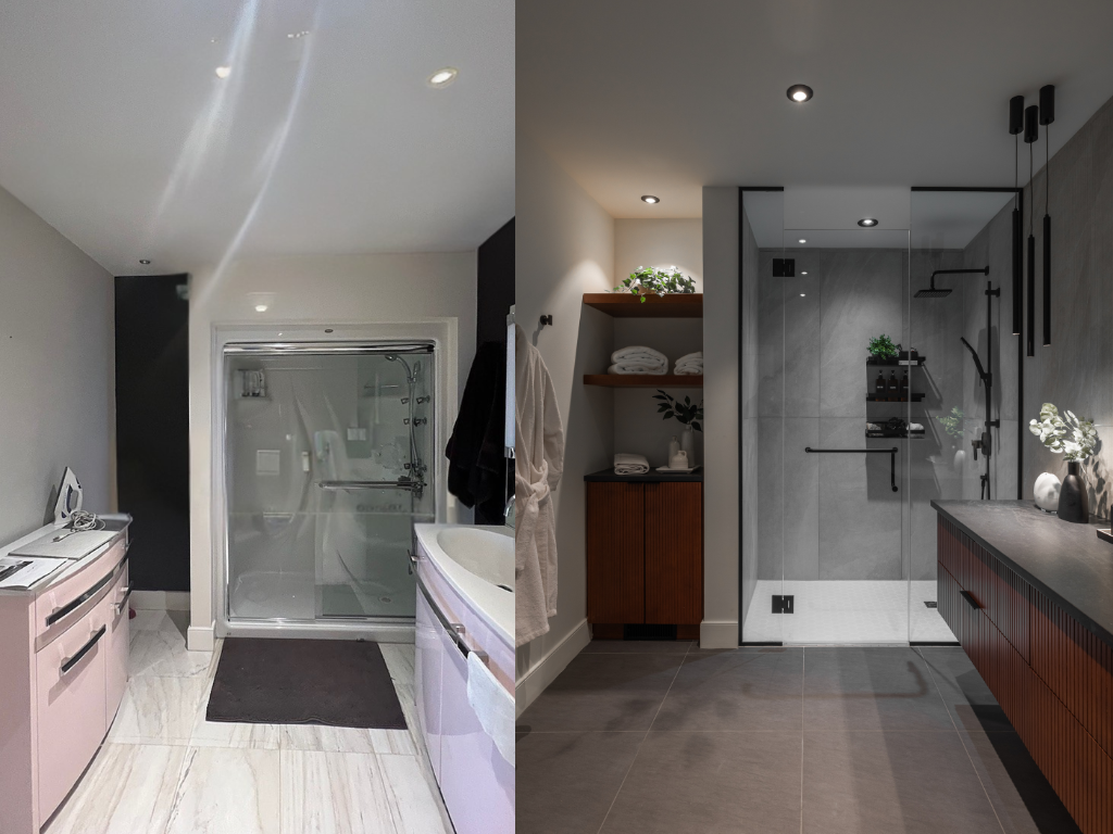 [Before and After] Kingsmere Bathroom Remodel - Terzetto Homes Design Build Remodel in Ottawa