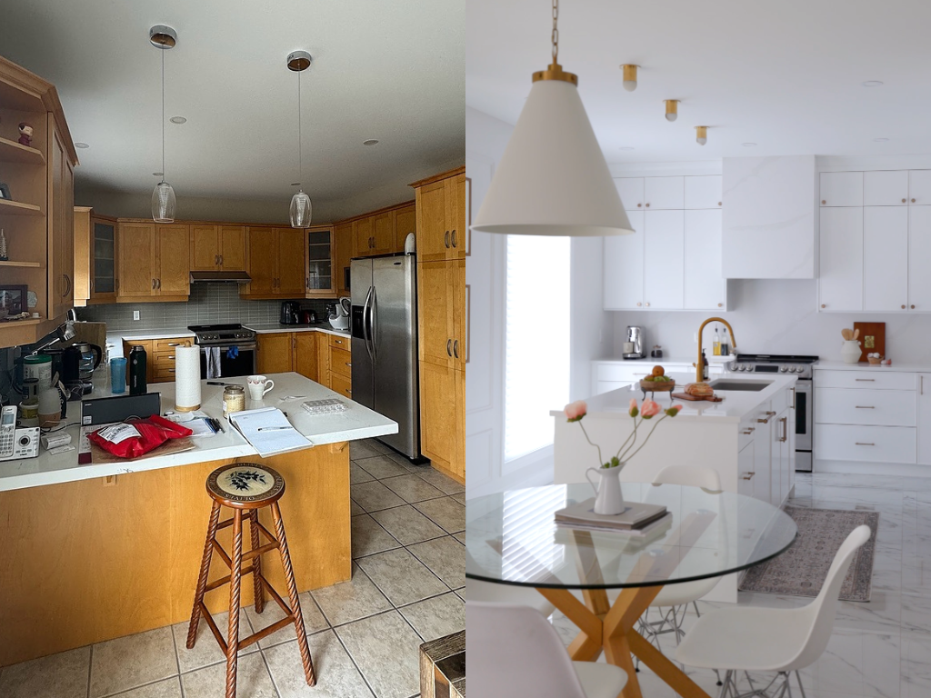 [Before and After] Riverstone Kitchen Remodel - Terzetto Homes Design Build Remodel in Ottawa