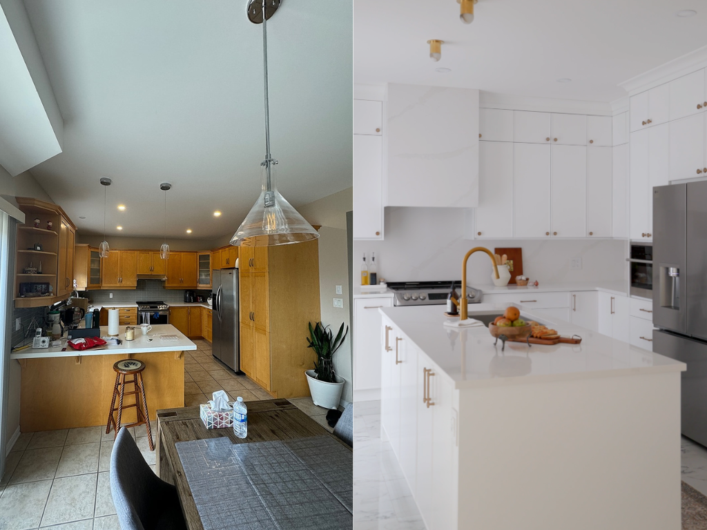 [Before and After] Riverstone Kitchen Remodel - Terzetto Homes Design Build Remodel in Ottawa